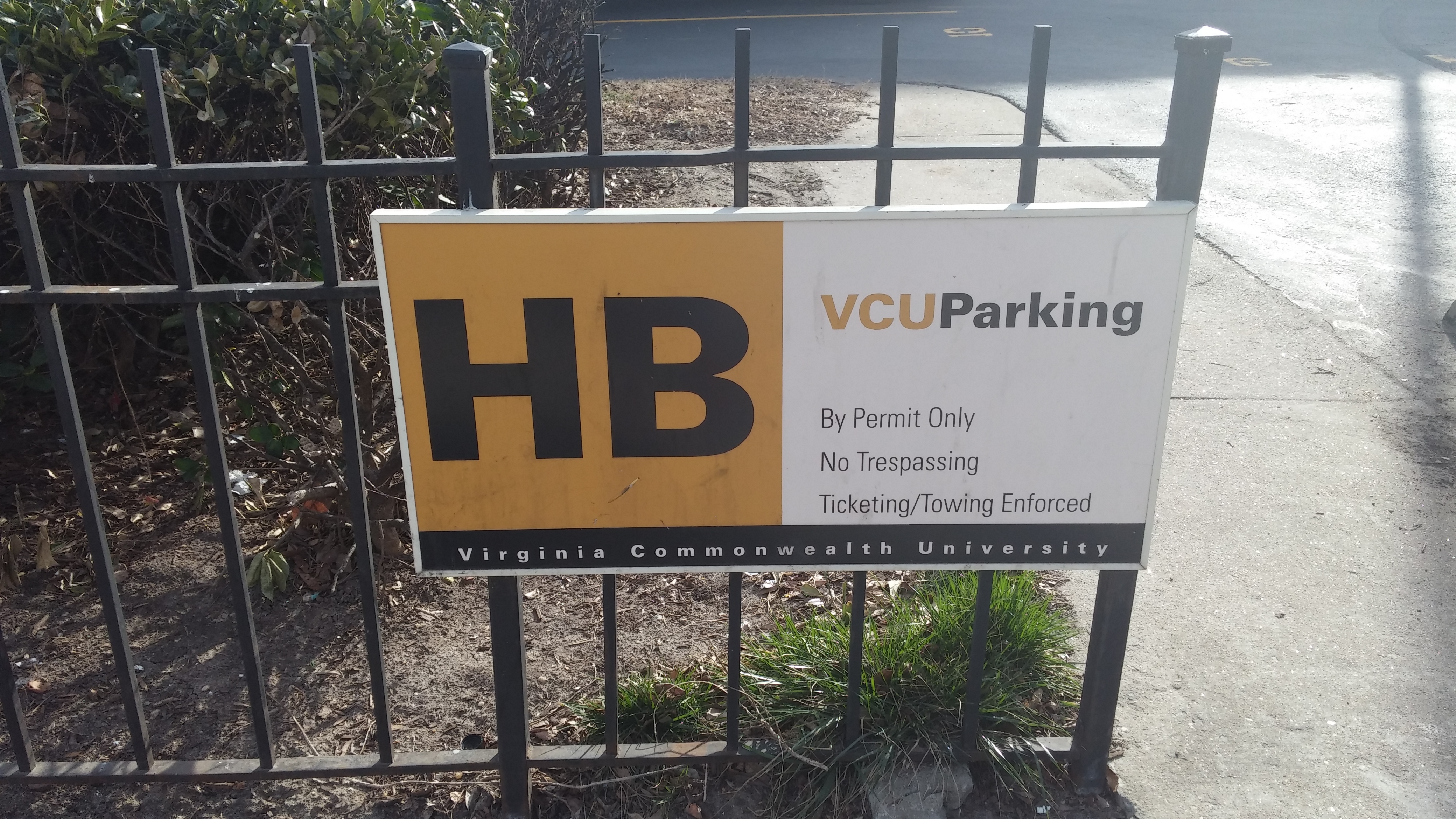 HB Lot sign