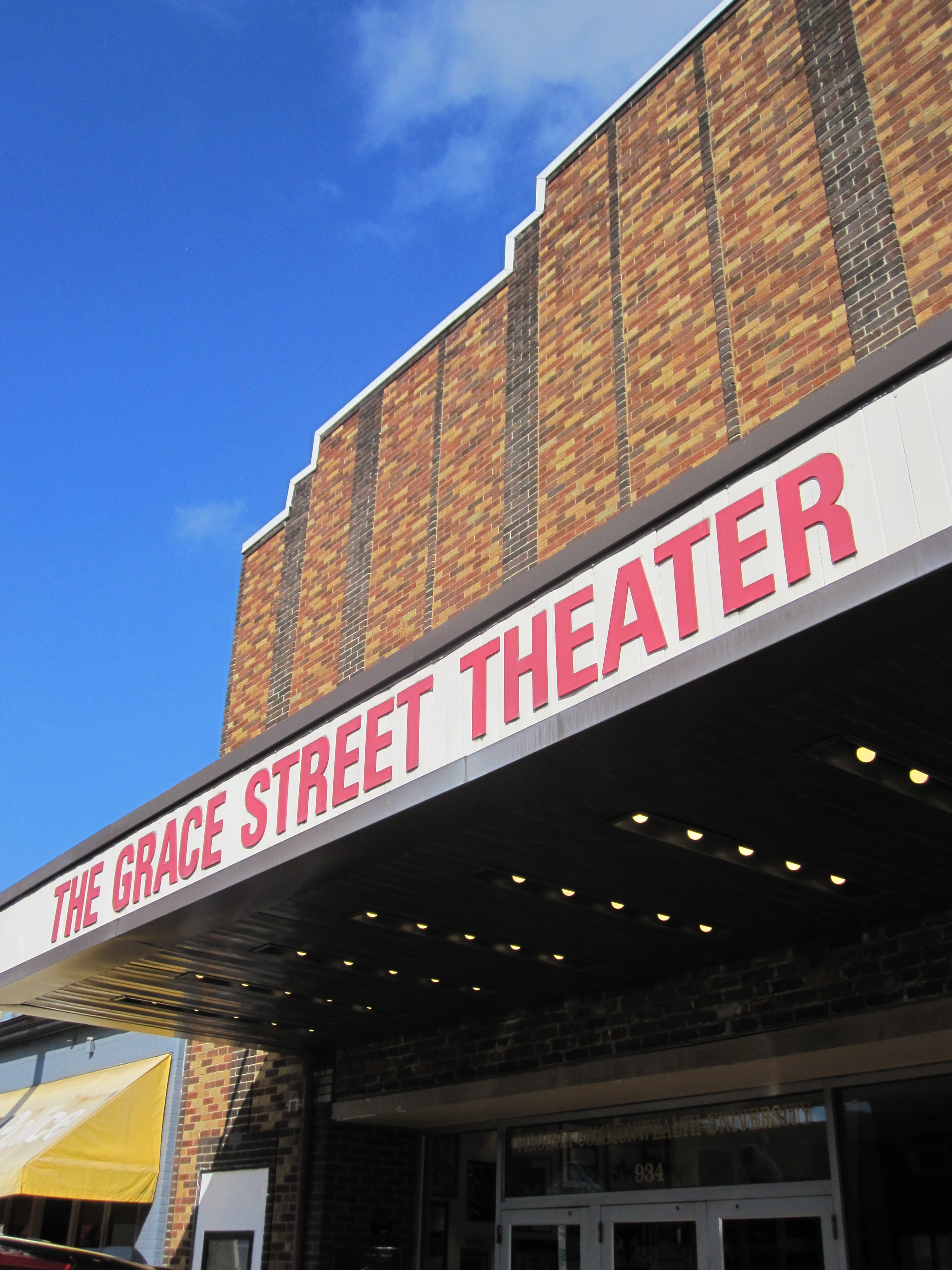 front of the Grace Street Theater